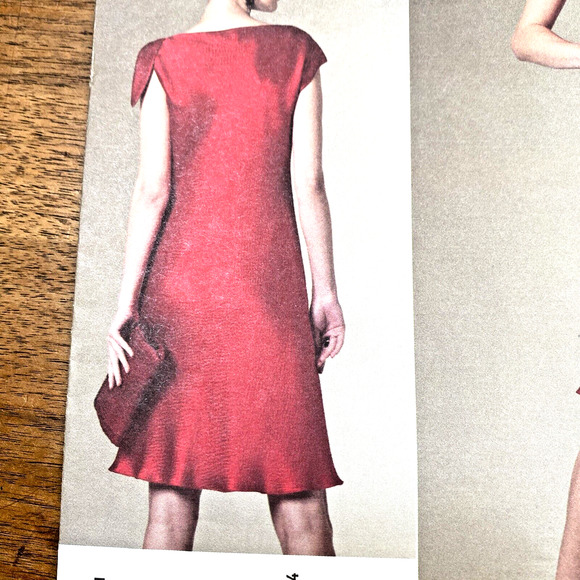 Vogue Sewing Pattern V1208 Designer Tom Linda Platt 2010 Cocktail Dress Sz 6-12 - Picture 2 of 6